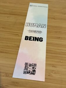 human being bookmark
